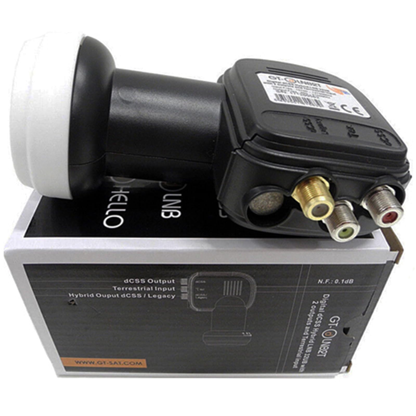LNB DIGITALE DOPPIA USCITA 1 DCSS E 1 IBRIDA UNIVERSALE,SCR,DCSS