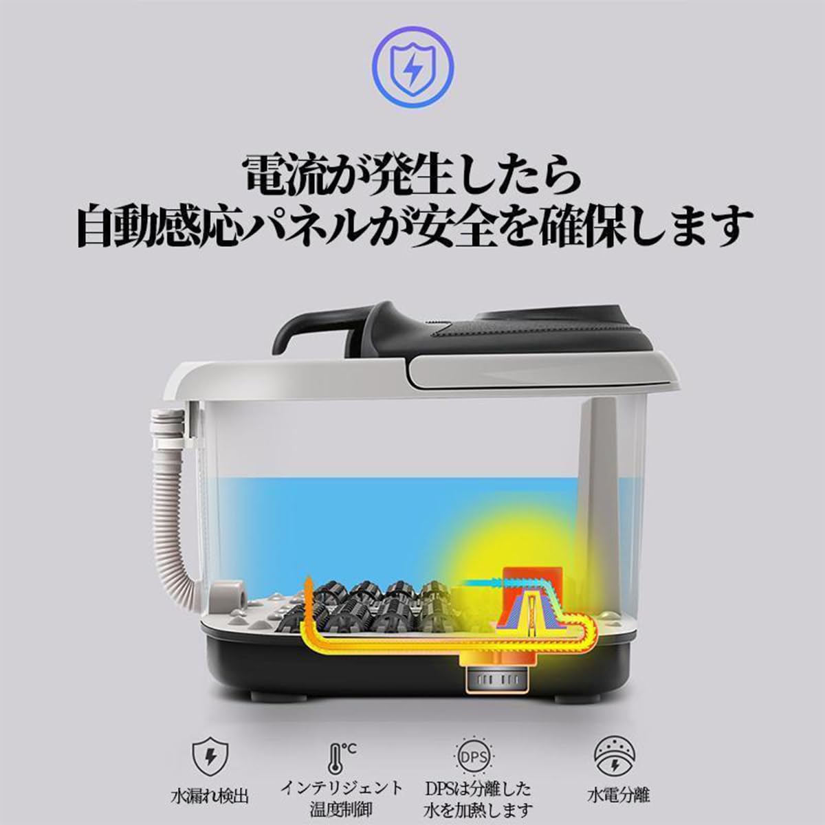 Amazon | フットバス 電動足湯桶 深型足湯器 自動47℃保温・加熱機能