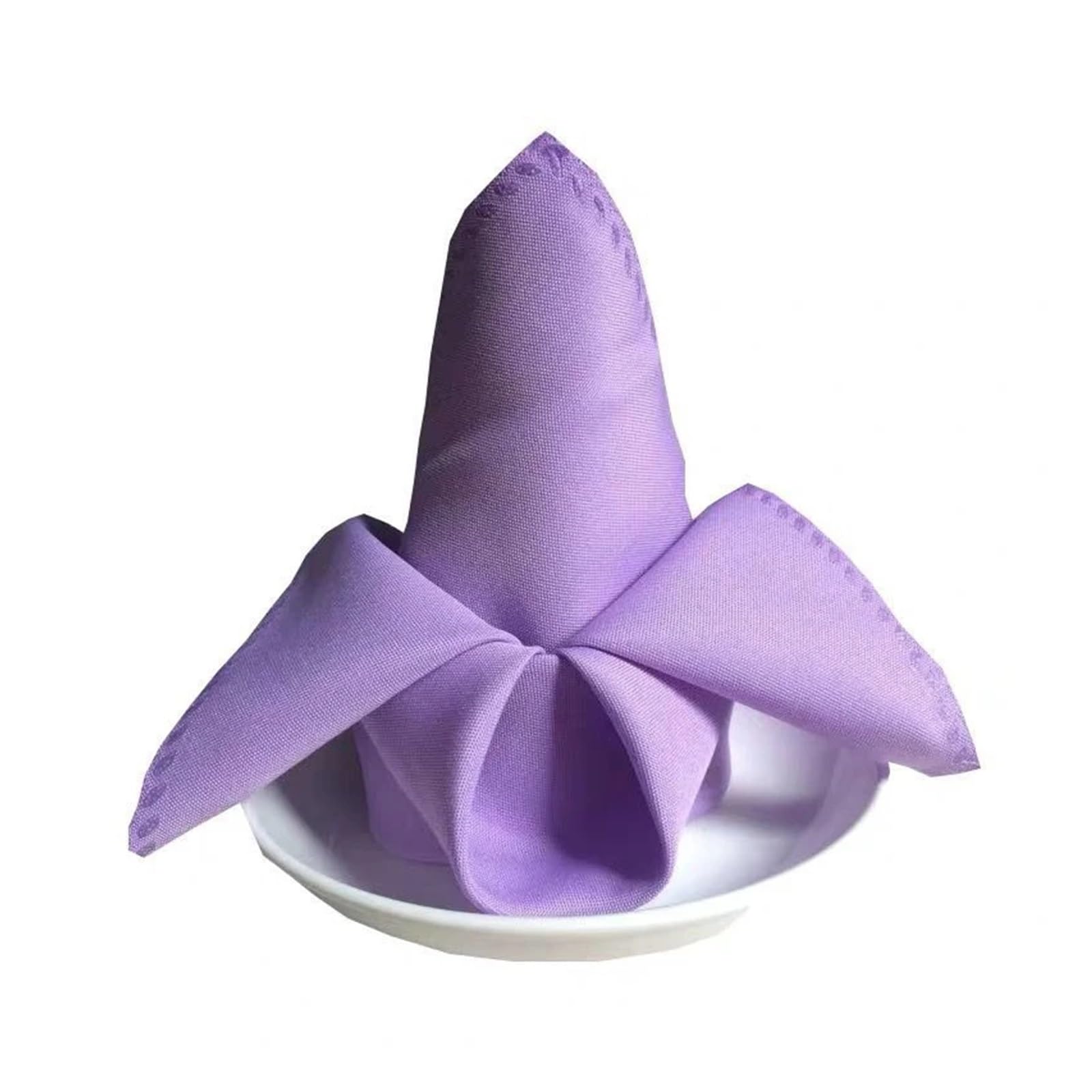10pcs Satin Table Napkins Dinner Handkerchief Washable for Wedding Birthday Banquet Party Decoration