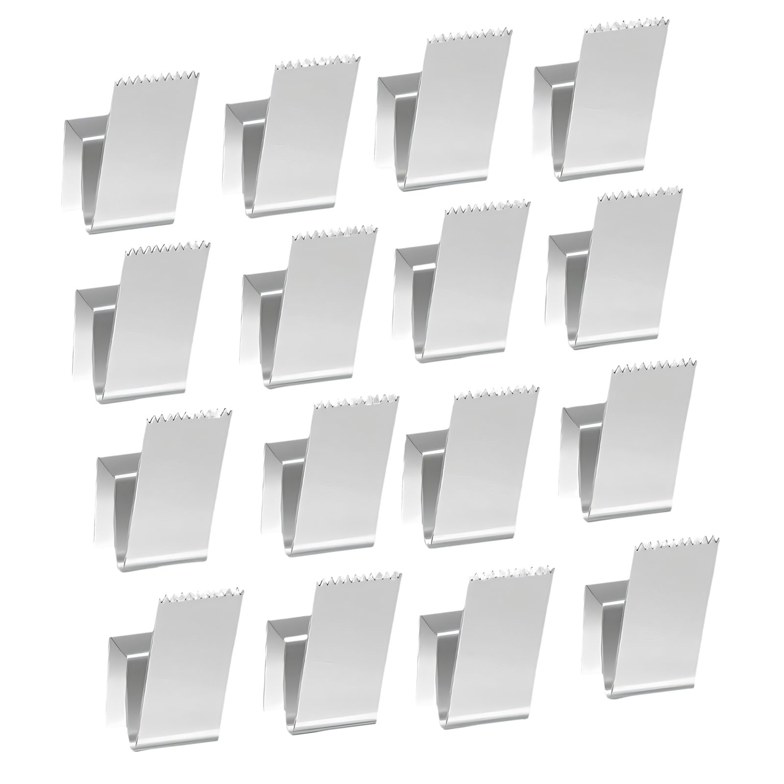 Pinces de fenêtre amovibles pour panneaux de protection de lot de 16 pièces