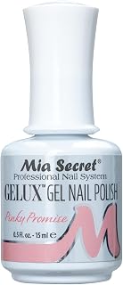Mia Secret Gelux Soak-off gel nail polish color Pinky Promise - Gel polish cured with nail lamp - Esmaltes para uñas en gel de larga duración para lampara uv