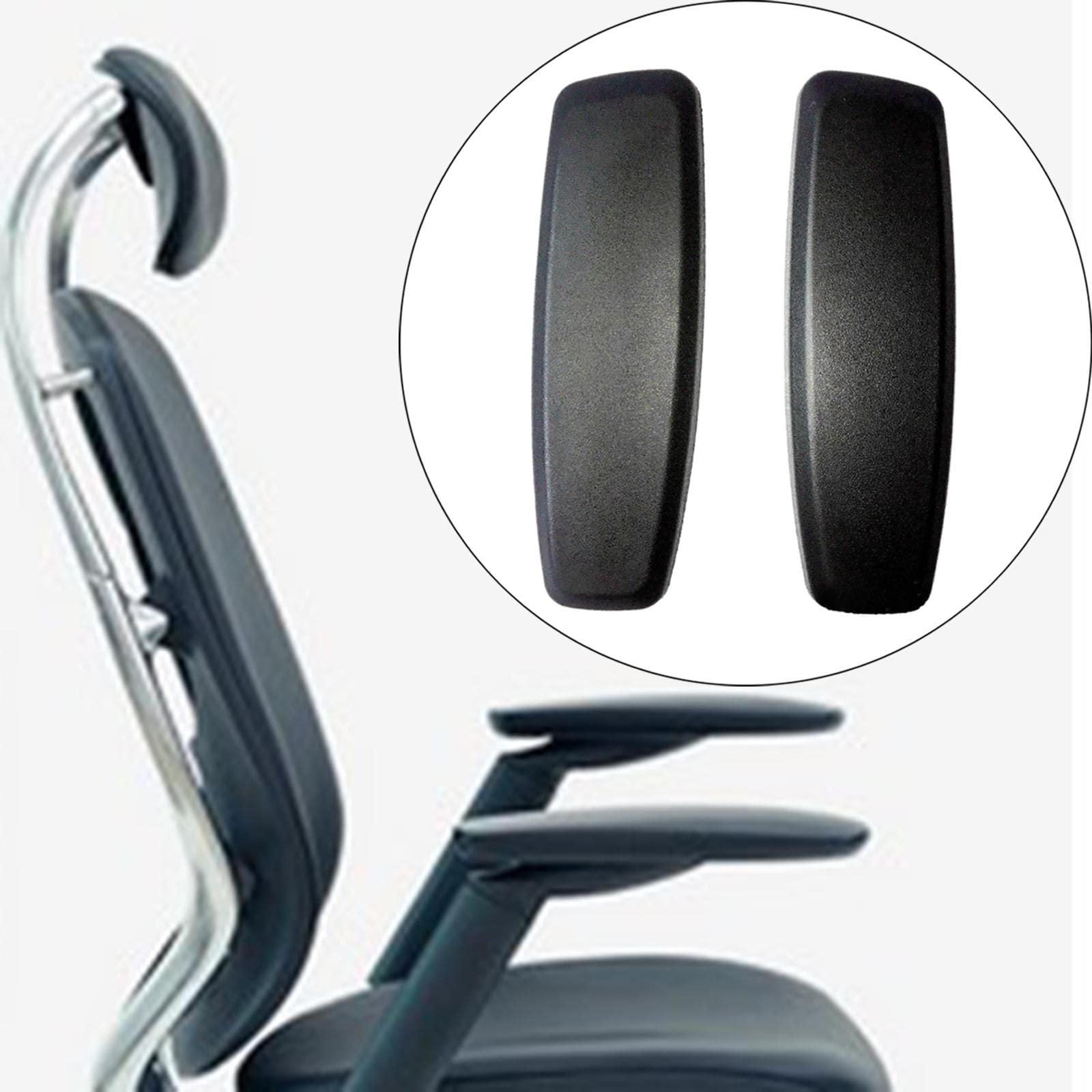 1 Paire Housses Pour Accoudoirs Chaise Bureau - Coussins Remplacement Confortables Et Étanchés
