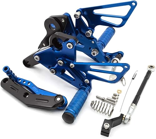 Miniatura 6 de CNC MT09 13-20 - Juego de clavijas traseras ajustables para motocicleta, pedal de cambio de freno compatible con FZ-09 MT09 2013 2014 2015 2016 2017