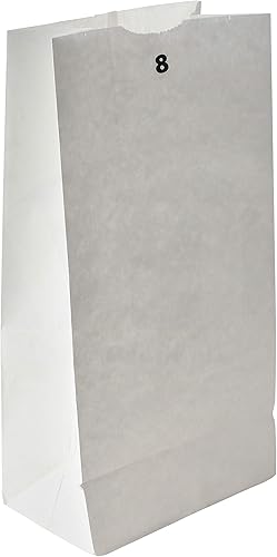 Miniatura 8 de MT Products - Bolsa de comestibleslonchera, capacidad de 8 libras, multiusos, perfecta para compras, almacenamiento, pequeños botes de basura y más,