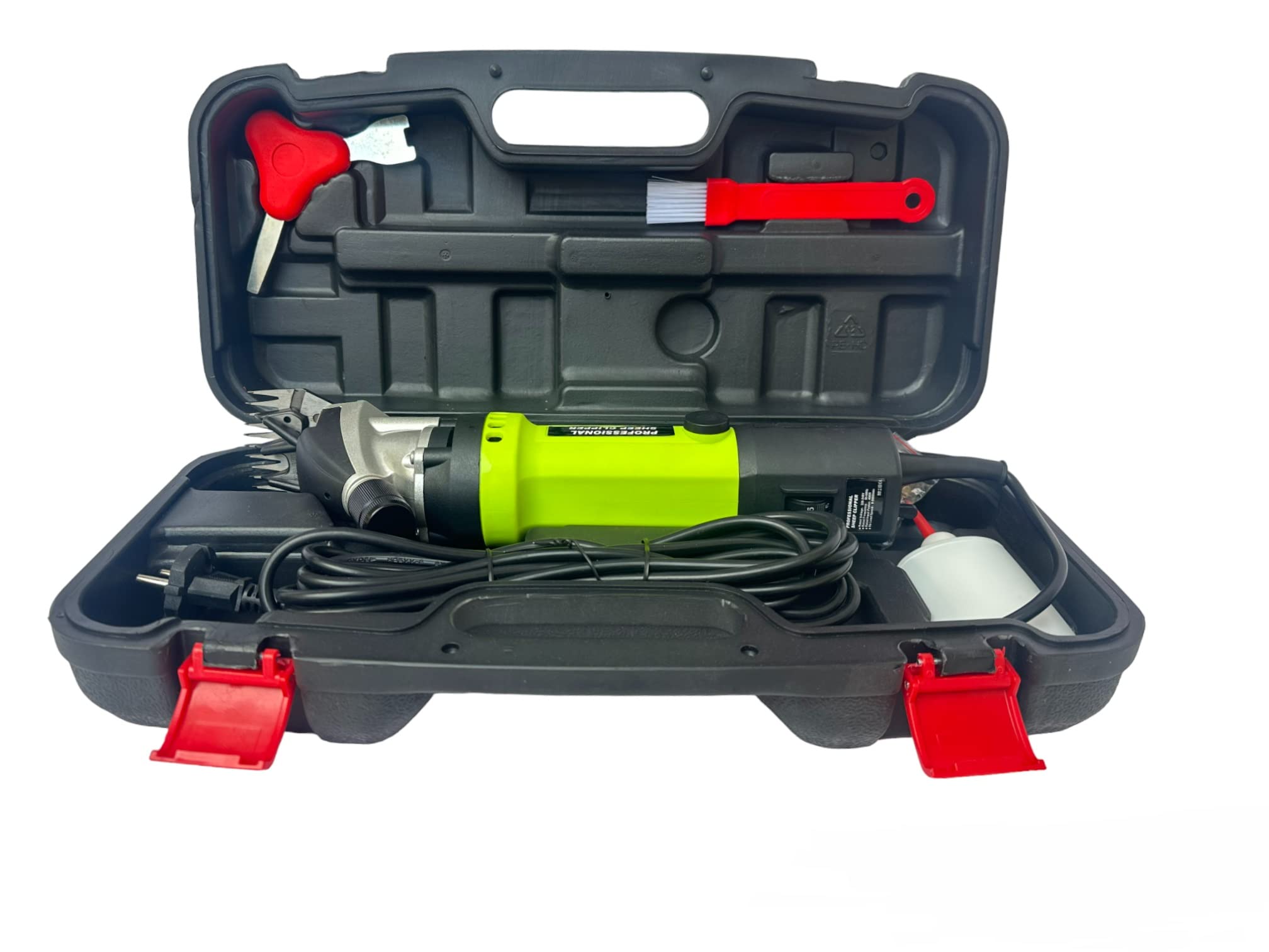 Tosatrice Tosapecora Elettrico Professionale Tosatura per Pecore Efficiente per Lana di Pecore con valigetta 6 velocità 400W
