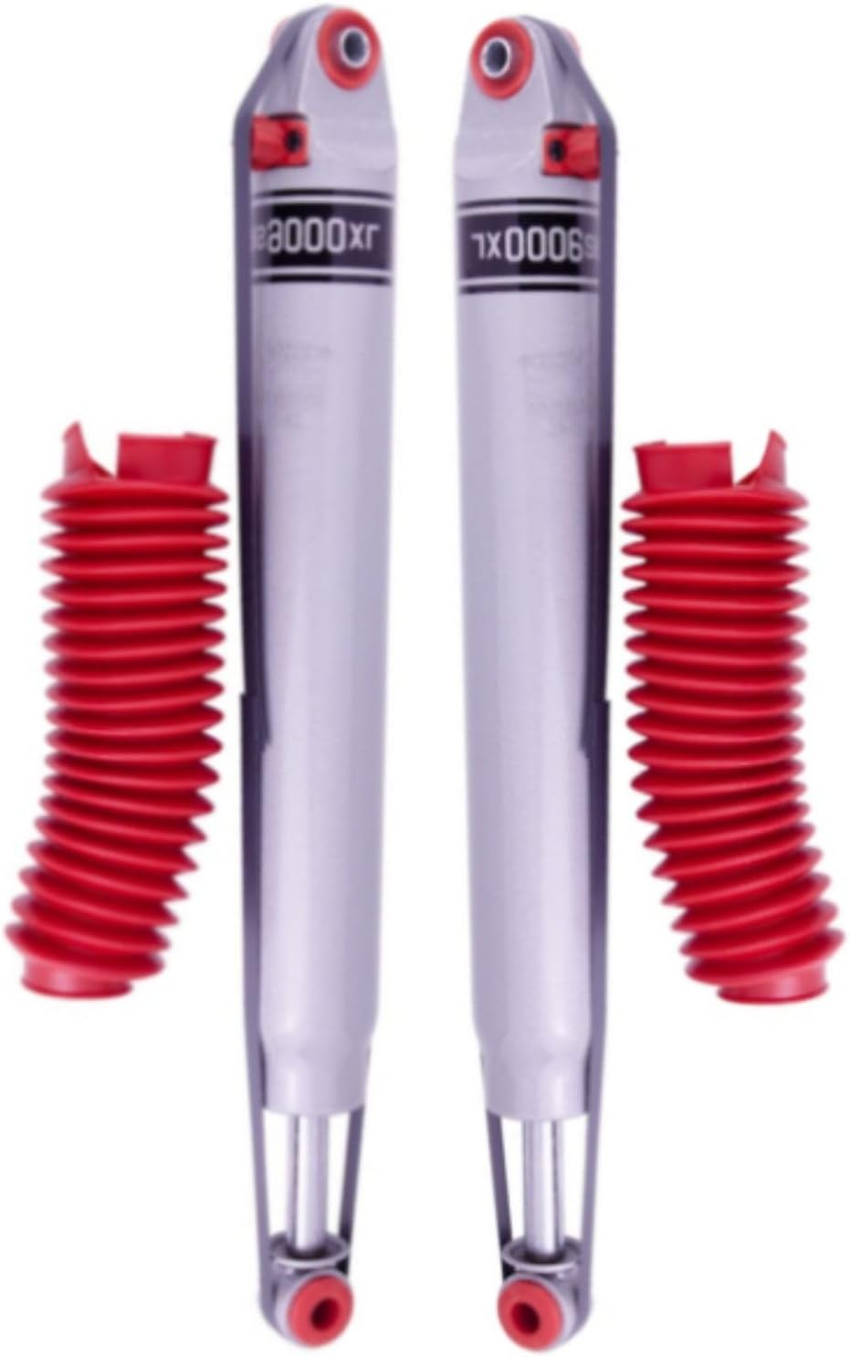 RS9000XL Series Pair of Rear Shocks for 2011 2016 F250 Super Duty 4WD with 0 Inch Lift - Includes TrendsAuto Decal Sticker - RS994254