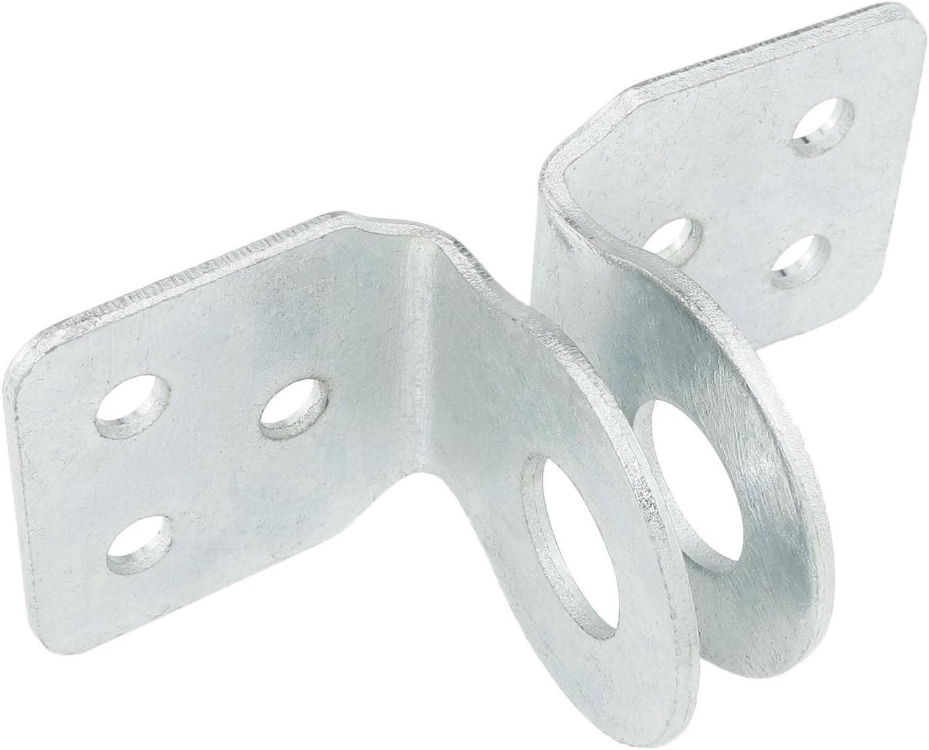 2PCS Stainless Steel 90 Degree Safety Packlock Clasp Hasp Lock Latch Door Locks Hasp Latch Extra Thick Door Gate Lock Hasp