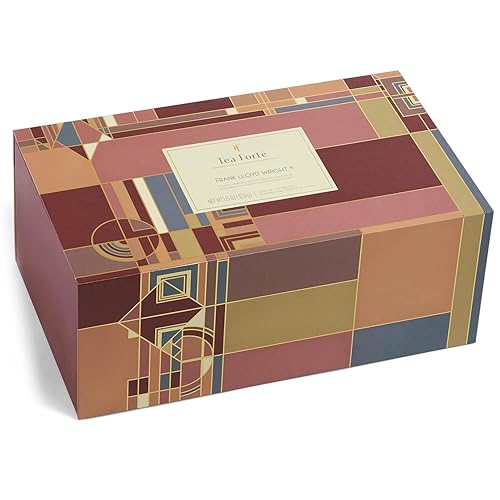 Miniatura 49 de Tea Forte Wellbeing - Juego de regalo de té de alta calidad de 3 piezas con taza de café azul claro con tapa, bandeja de té y 10 surtidos de 2