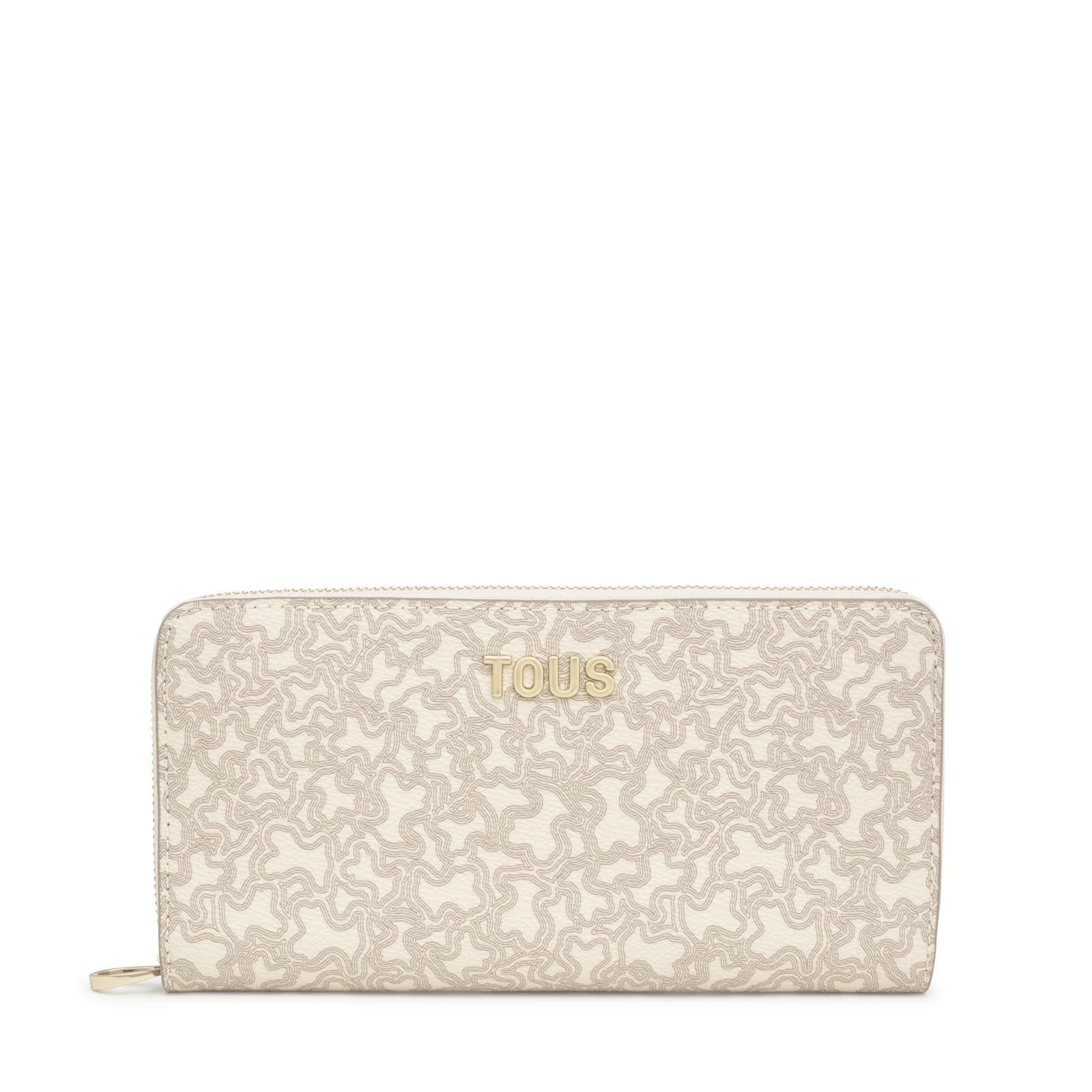 Tous Women's Billetera M. KAOS Mini Lines Beige Billfold, Medium