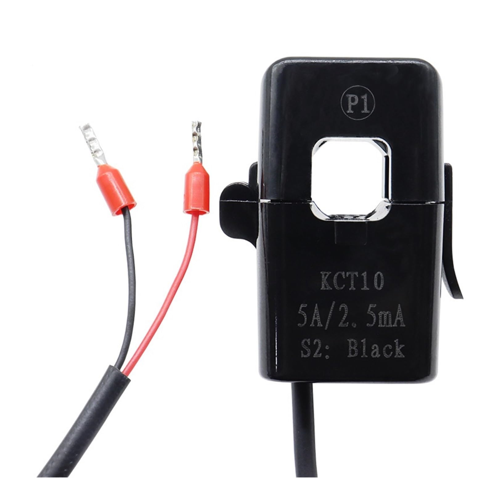 CLEUFWKO Mini Split Core Current Transformer Ferrite KCT10 5A/5mA 5A/2.5mA 10A/5mA 50A/25mA 10mm Hole Diameter(5A 2.5mA)