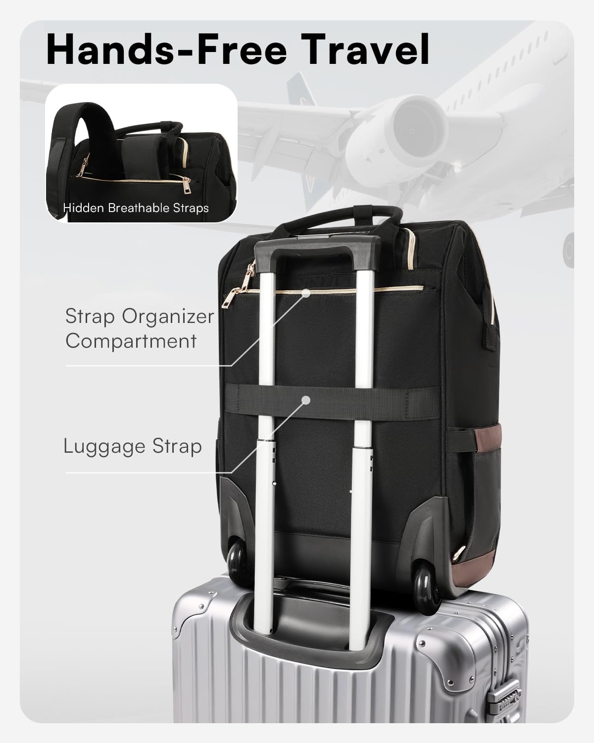 Mochila de rodinhas feminina, mochila de viagem de 40 cm com rodas, mochila vertical para laptop, bagagem de mão sob o assento para trabalho de negócios, bolsa elegante para… em promoção! Veja a oferta e mais achadinhos de Bolsas 8 Hoje é o melhor dia para comprar Mochila de rodinhas feminina, mochila de viagem de 40 cm com rodas, mochila vertical para laptop, bagagem de mão sob o assento para trabalho de negócios, bolsa elegante para… com aquele preço maroto! Promoção! Aproveite a oferta! 8