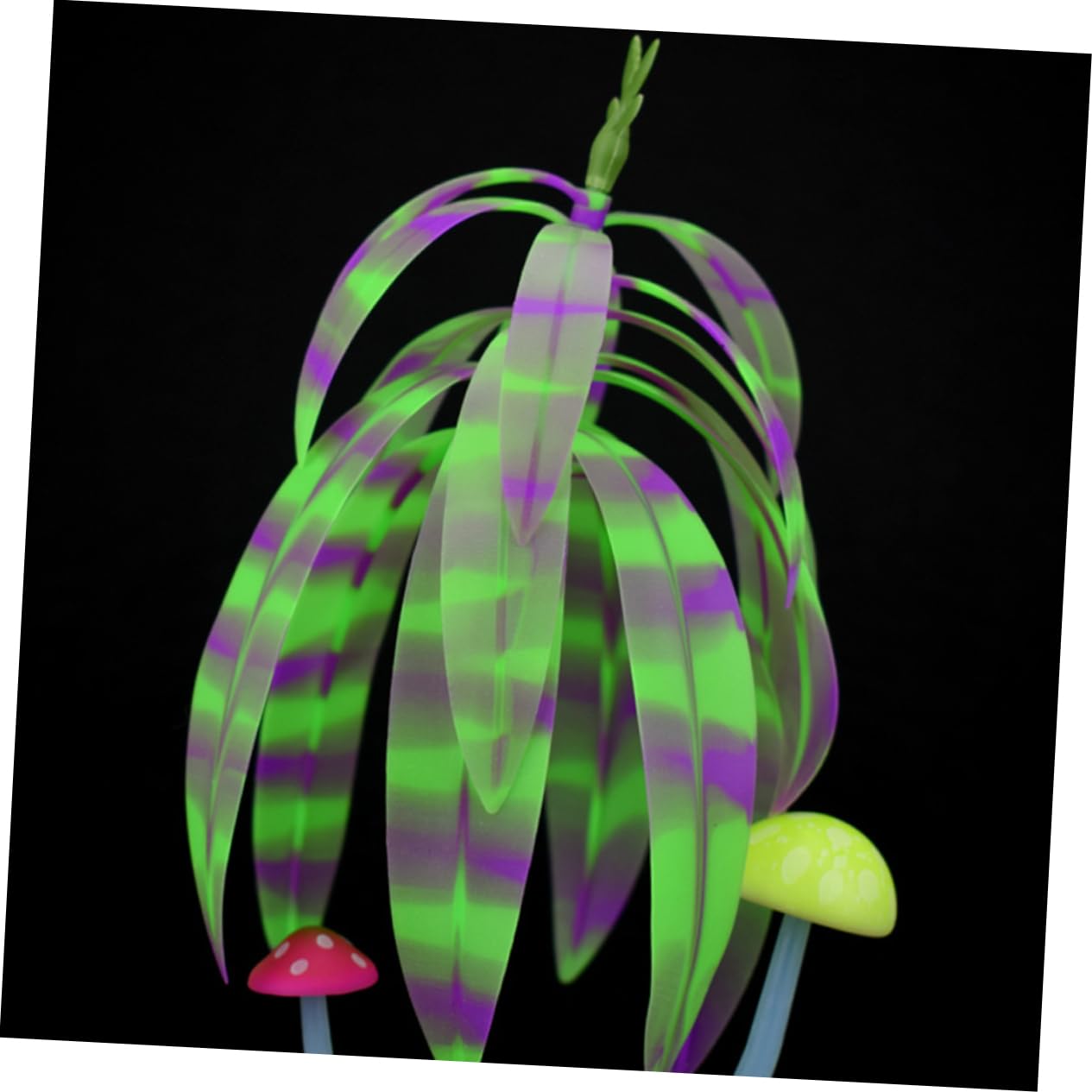 BESPORTBLE 3 Piezas decoración de terrario Glass containers Plantas Falsas Decoración Fluorescente para acuarios Árboles Artificiales para terrarios decoración pecera decoración Vegetal
