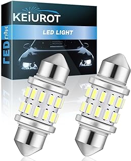 31MM Festoon Led for Boat Navigation Lights Marine LED Navigation Light Boat LED Bow Light Anchor Light Mast Masthead Light 12V Led Boat Lights White, Pack of 2