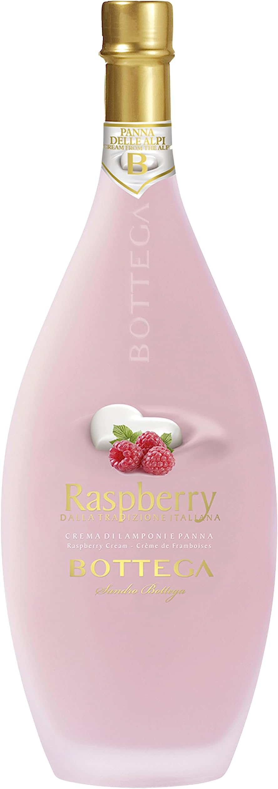 Bottega Raspberry Cream liqueur - 500ml