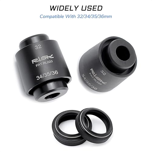 Miniatura 4 de Herramienta de instalación de sello de polvo 4 en 1 para horquillas de suspensión de bicicleta, guía de herramientas de instalación de