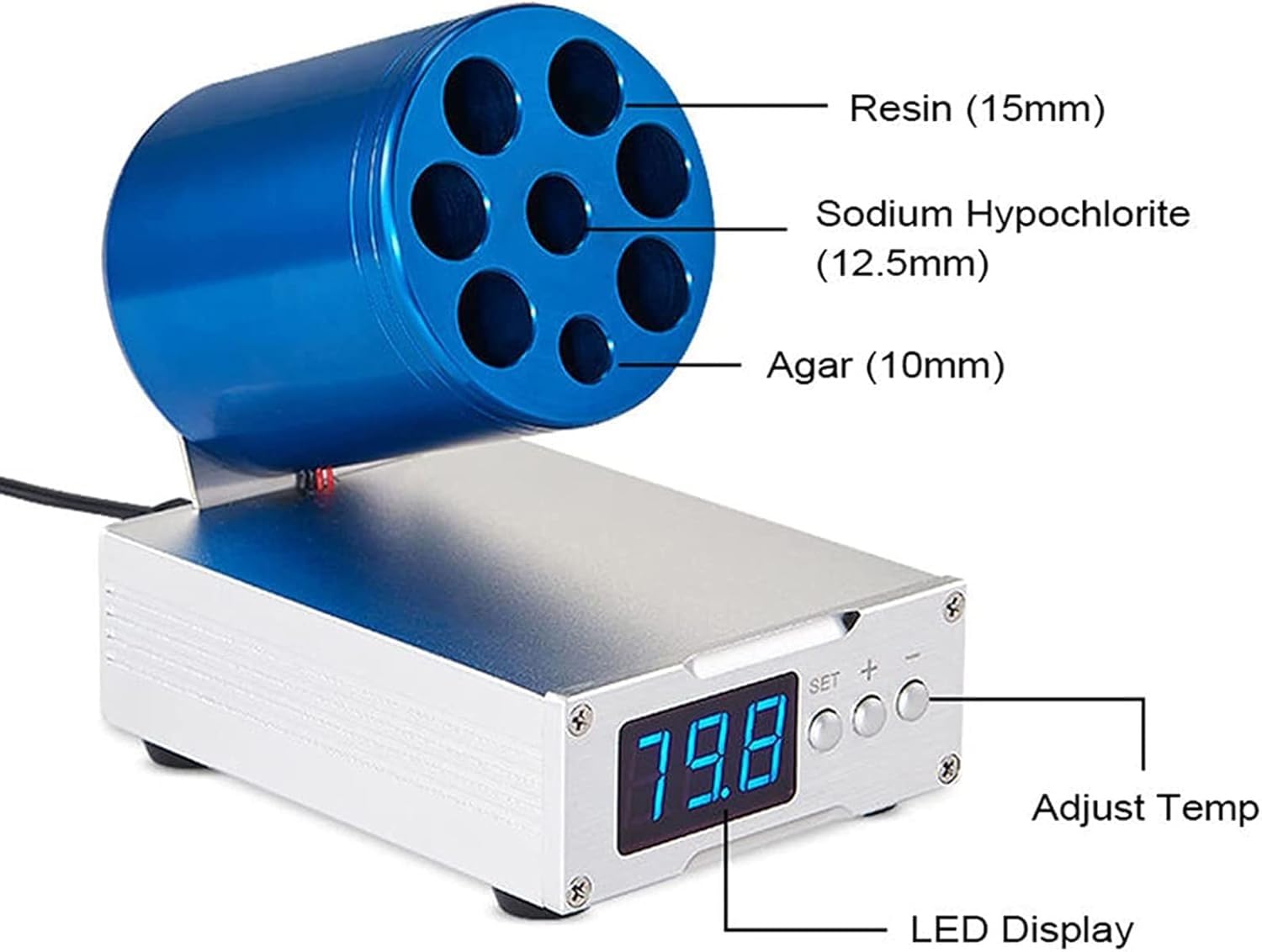 Riscaldatore for compositi Dental AR Heat, riscaldatore for resina composita dentale con display digitale a LED, display a LED in lega di acciaio, macchina for riscaldamento dentale for la cura orale
