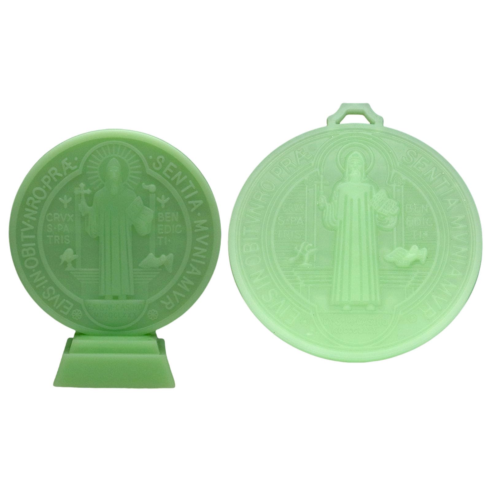 Xjdzineq Of 2 5inch Benedict Crosses with Gentle Night Glowing Crucifix for Home Decoration Benedict Crosses