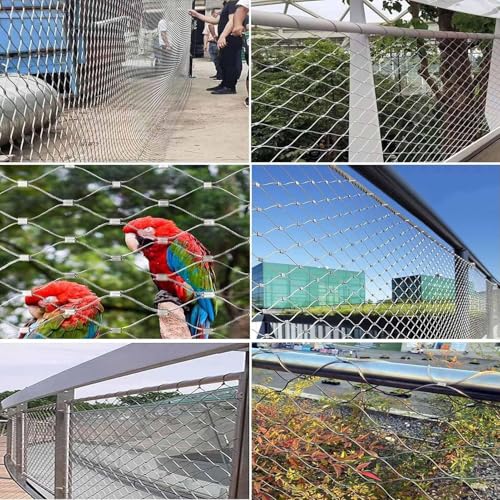 Filet de sécurité flexible pour balcon éliminant le vide de 2m