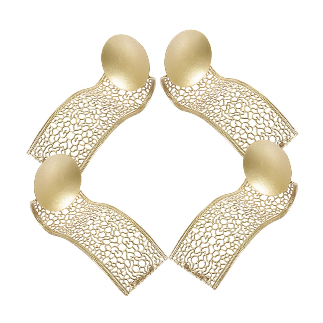 Candelabros de pared multipropósito dorados: decoración elegante de hierro para salones