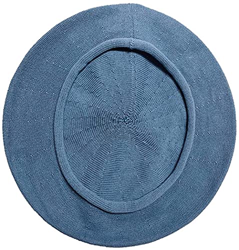 Parkhurst Of Canada 10-1/2 Inch Cotton Knit Beret (Vintage Denim) #TOP1