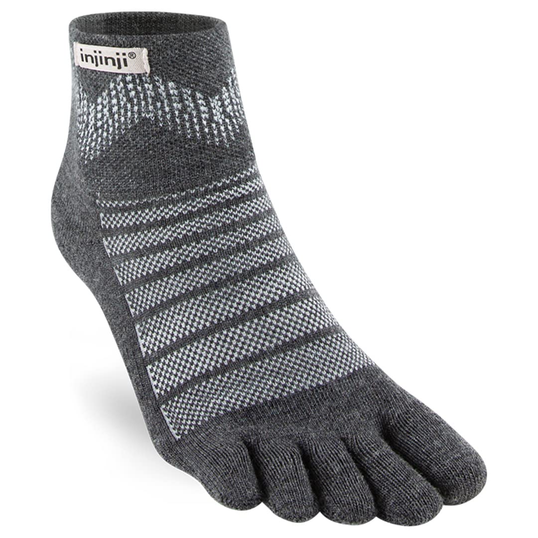 Injinji Outdoor/MW/MC/Wool/SLA - Teensokken - Unisex - slate