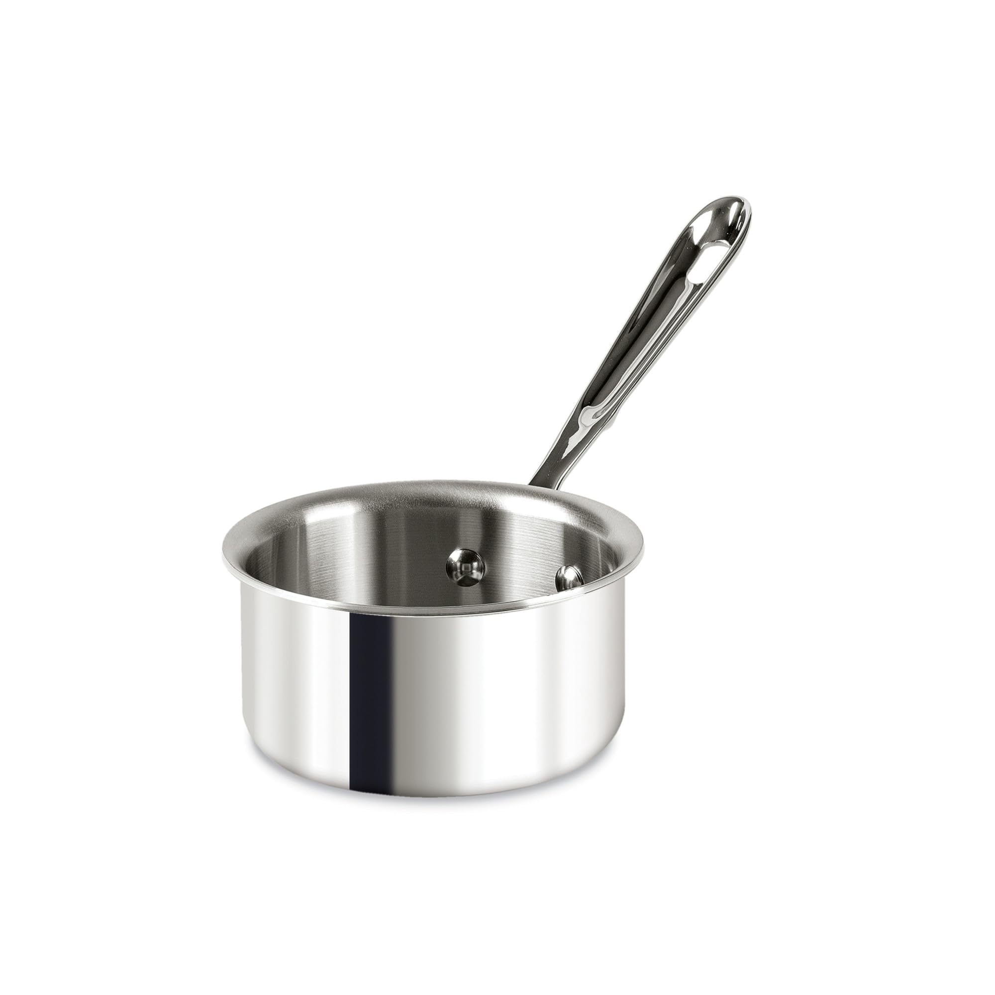 All-Clad42006 D3 Stainless 0.5 Qt. Butter Warmer with Pour Lip, Silver