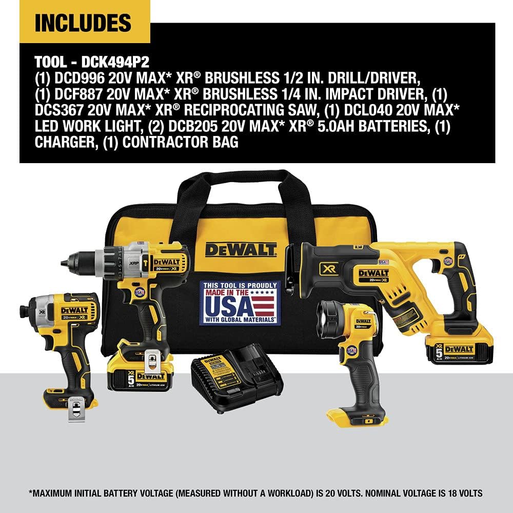 DeWalt DCK494P2 - Image 1