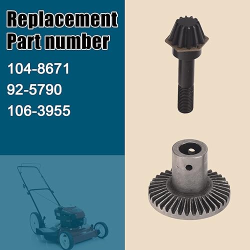 Miniatura 2 de Ohoho 104-8671 92-5790 105-6839 Kit de engranajes de transmisión compatible con cortacésped Toro LawnBoy - Compatible con el modelo 10321 10415