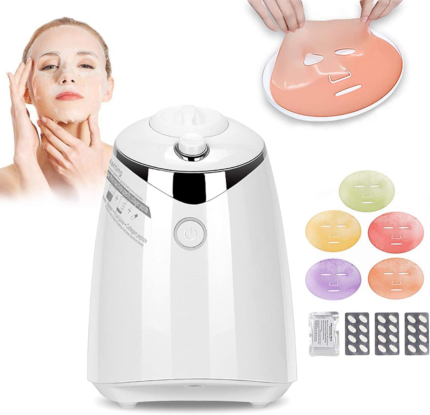 Maseczka do twarzy Maszyna do pielęgnacji twarzy DIY Automatyczne Owoce Naturalny Kolagen Warzywny Użytkowanie Domowe Salon Piękności Pielęgnacja SPA Angielski Głos