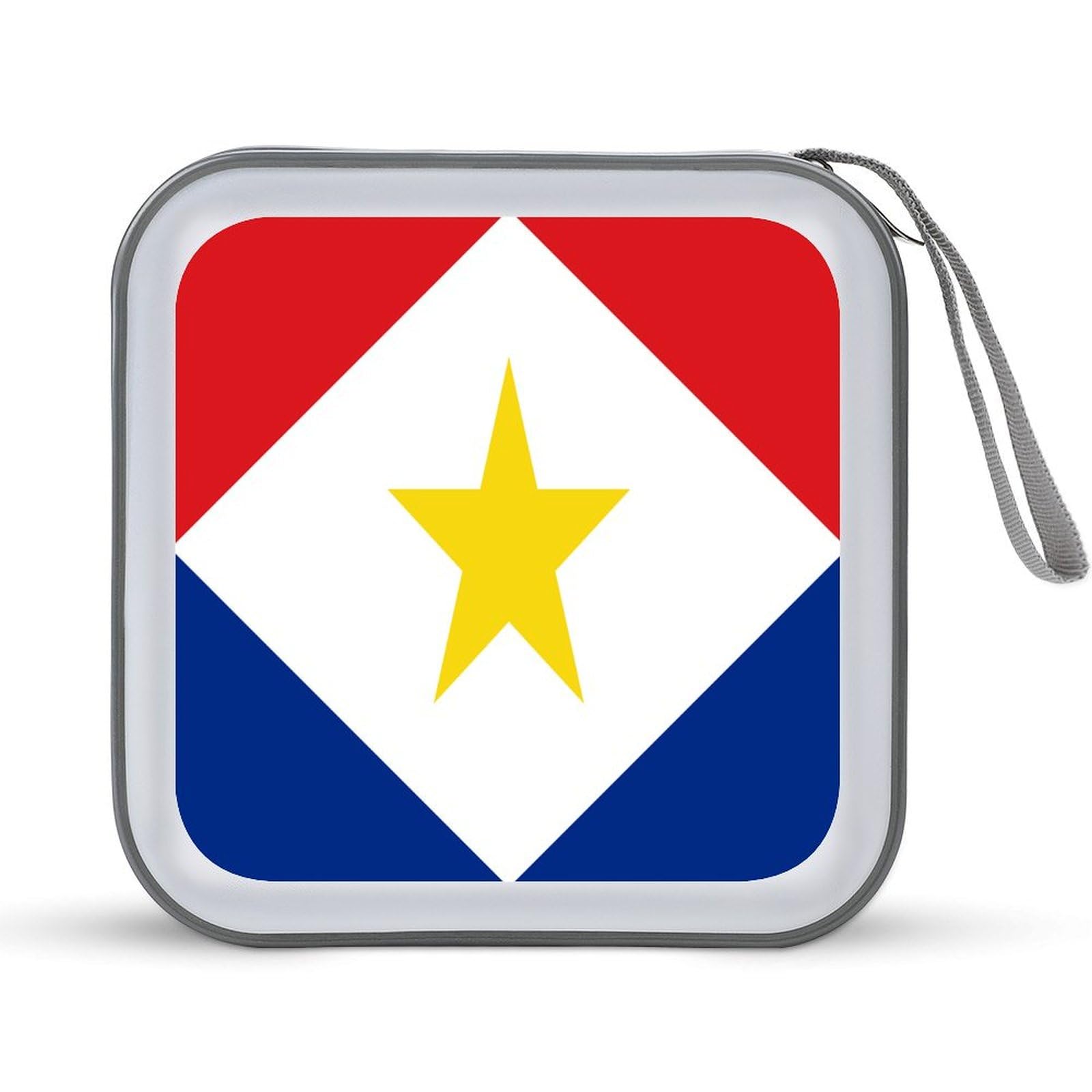 Saba Flag CD Case DVD Storage Case Portable