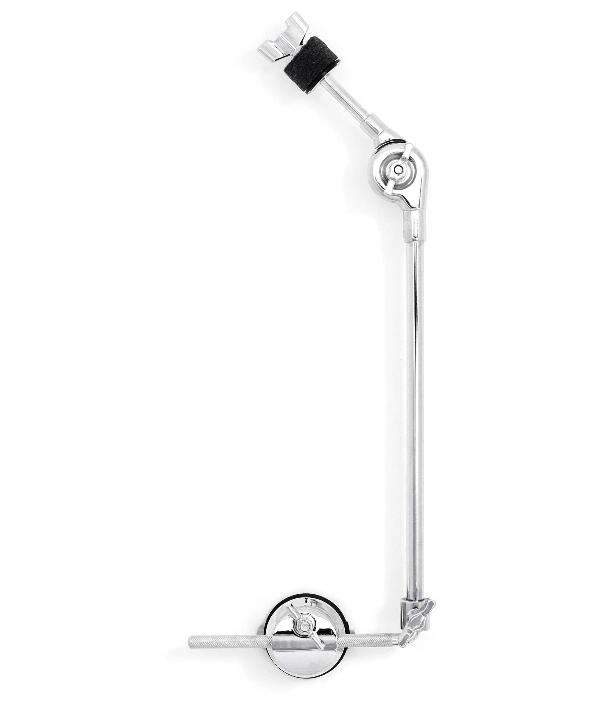 Gibraltar cymbal arm cymbal holder for mounting on bass drum, 12" long rod SC-GBDCA