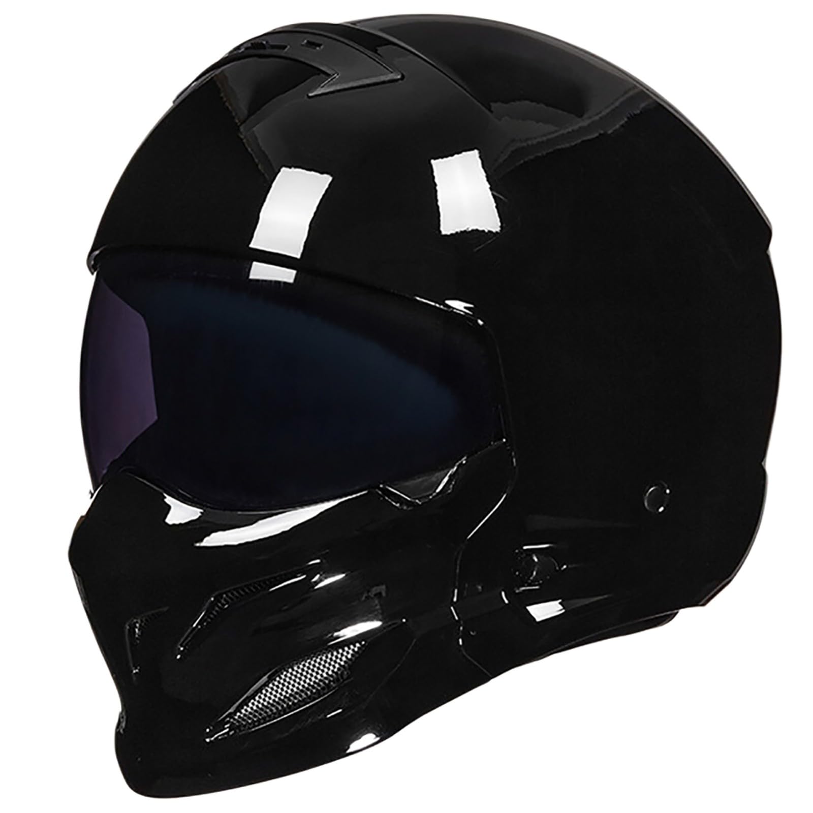 Otwarty kask integralny, dopuszczony przez DOT/ECE, kask modułowy do cruiser, skutera, motoroweru, ulicznego i drogowego, odpowiedni dla mężczyzn i kobiet.