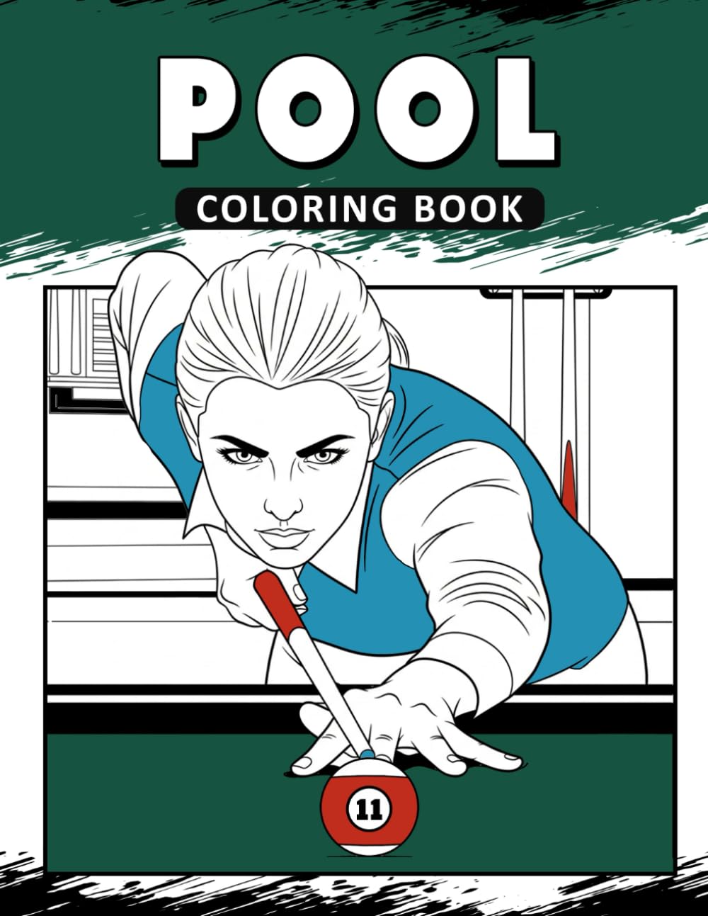 Pool Coloring Book: The Activity Book for Pool Lovers