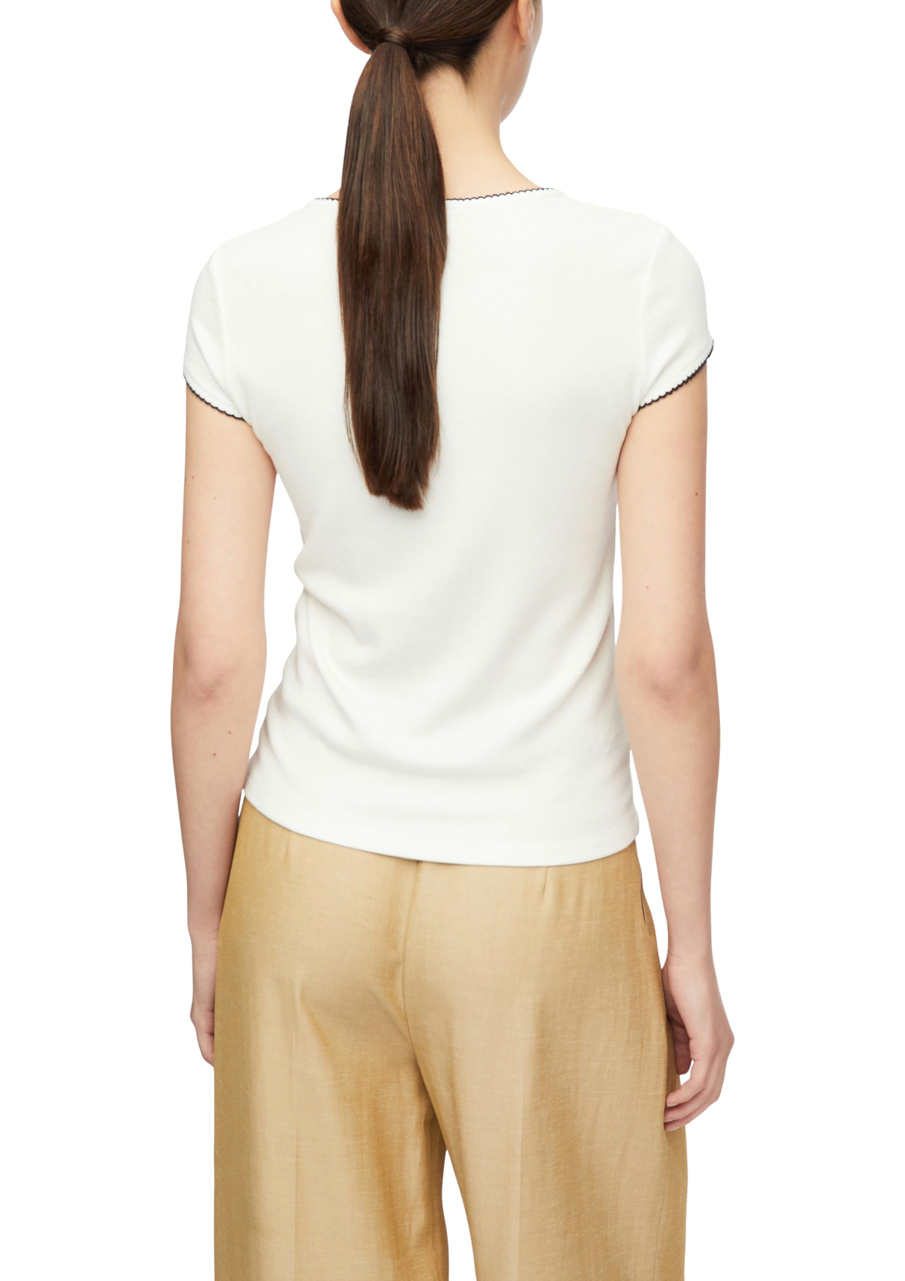 Comma Damen 2180568 T-Shirt (1er Pack)