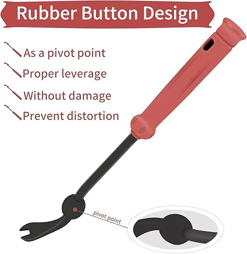 Miniatura 6 de Wetado Kit de herramientas de extracción de molduras, juego de reparación de tapicería de automóvil, kit de reparación de tapicería de automóvil,