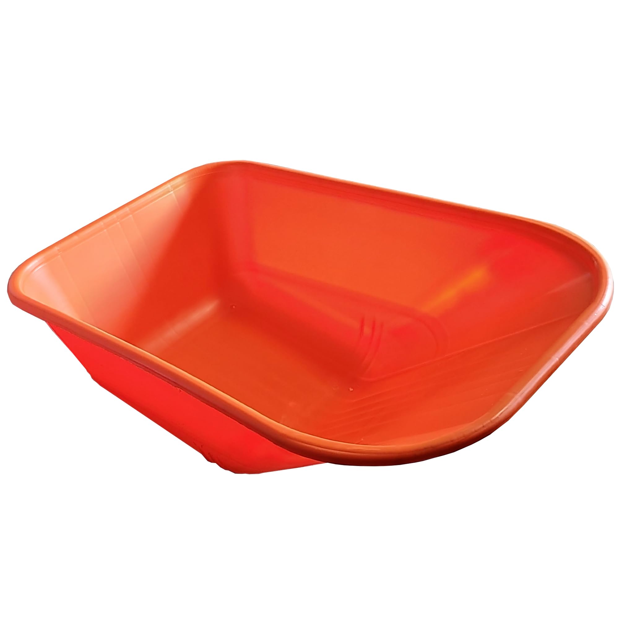Ketobarrow Orange Wheelbarrow Tray Replacement Wheelbarrow Body Pan - 110L Capacity - Undrilled - Universal Fit - Barrow Body (Orange), Kb-Wheelbarrow-Body-P-110L