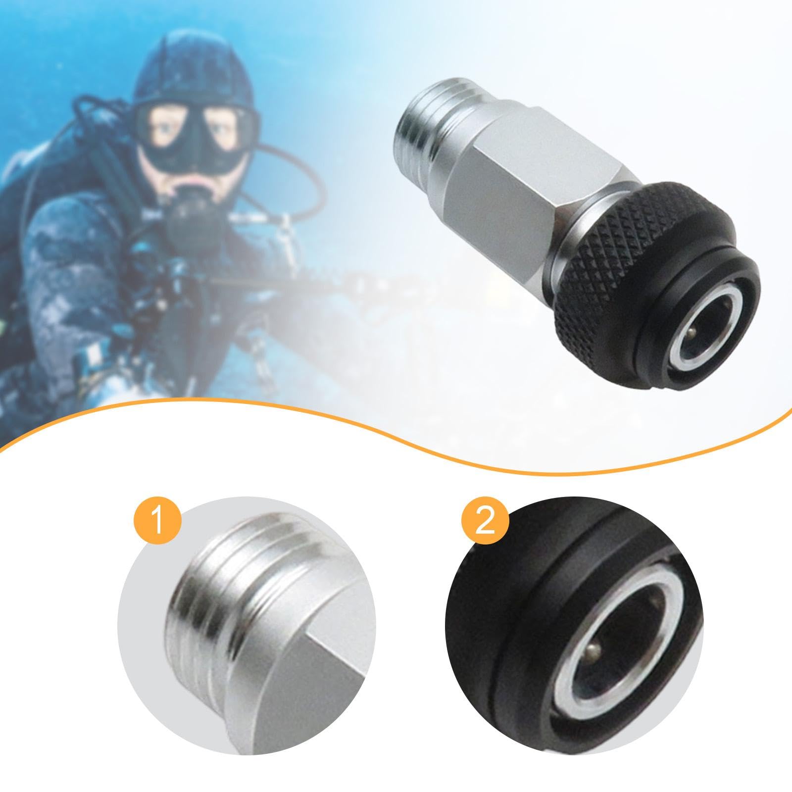 Adaptateur et Fixation pour Le Deuxième étage d'un Détendeur Intégral, Accessoire de Plongée pour Tuyau de Plongée.
