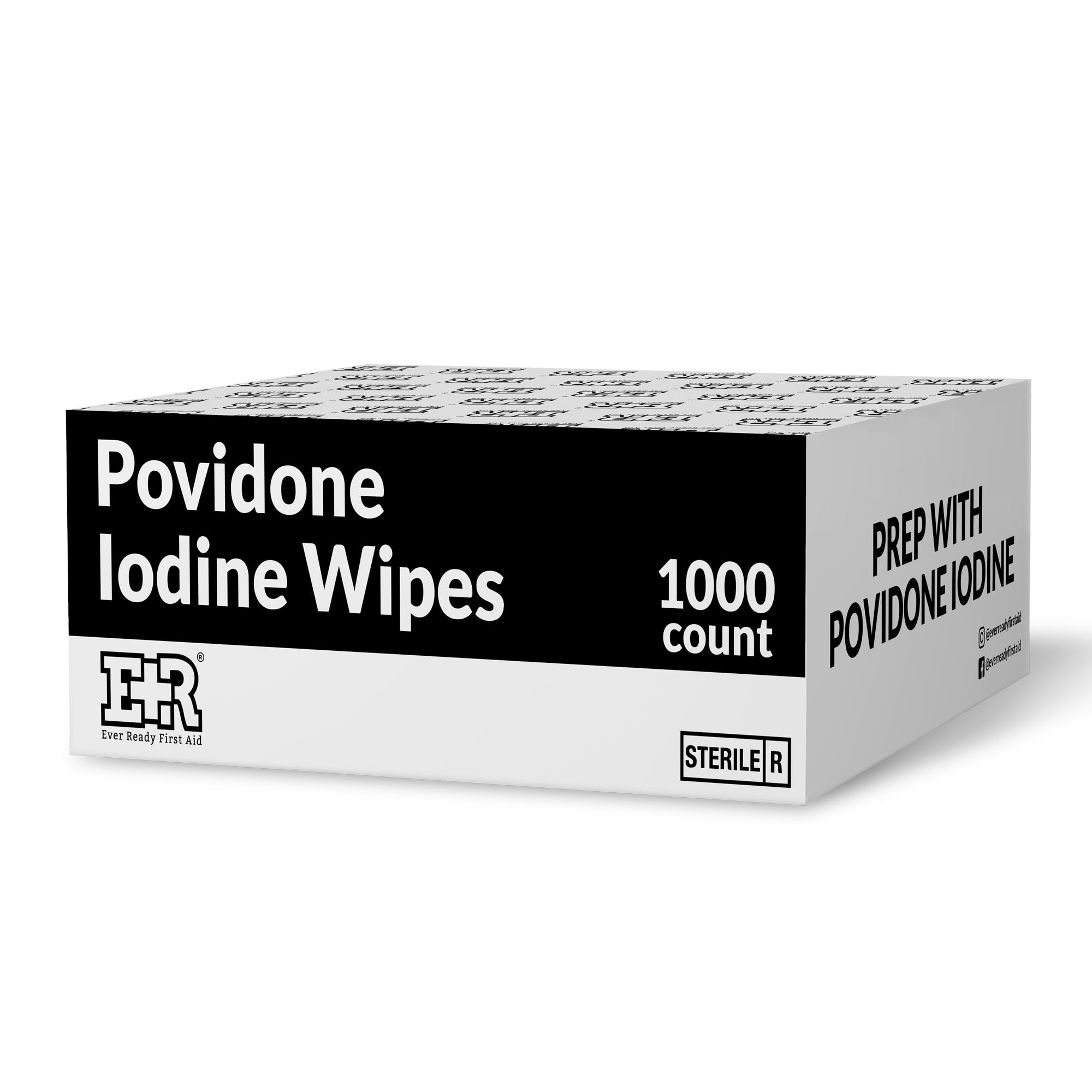 Ever Ready First AidPovidone Iodine Wipes – 1000 Count