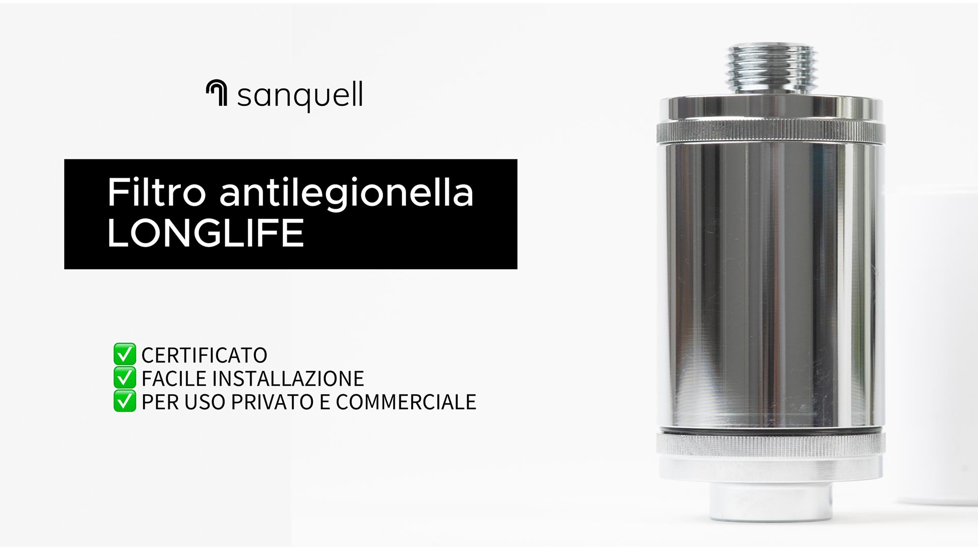 Filtro Antilegionella LONGLIFE Per Doccia - Protezione Certificata Contro Batteri, Con Filtro Sostituibile - Foto 5