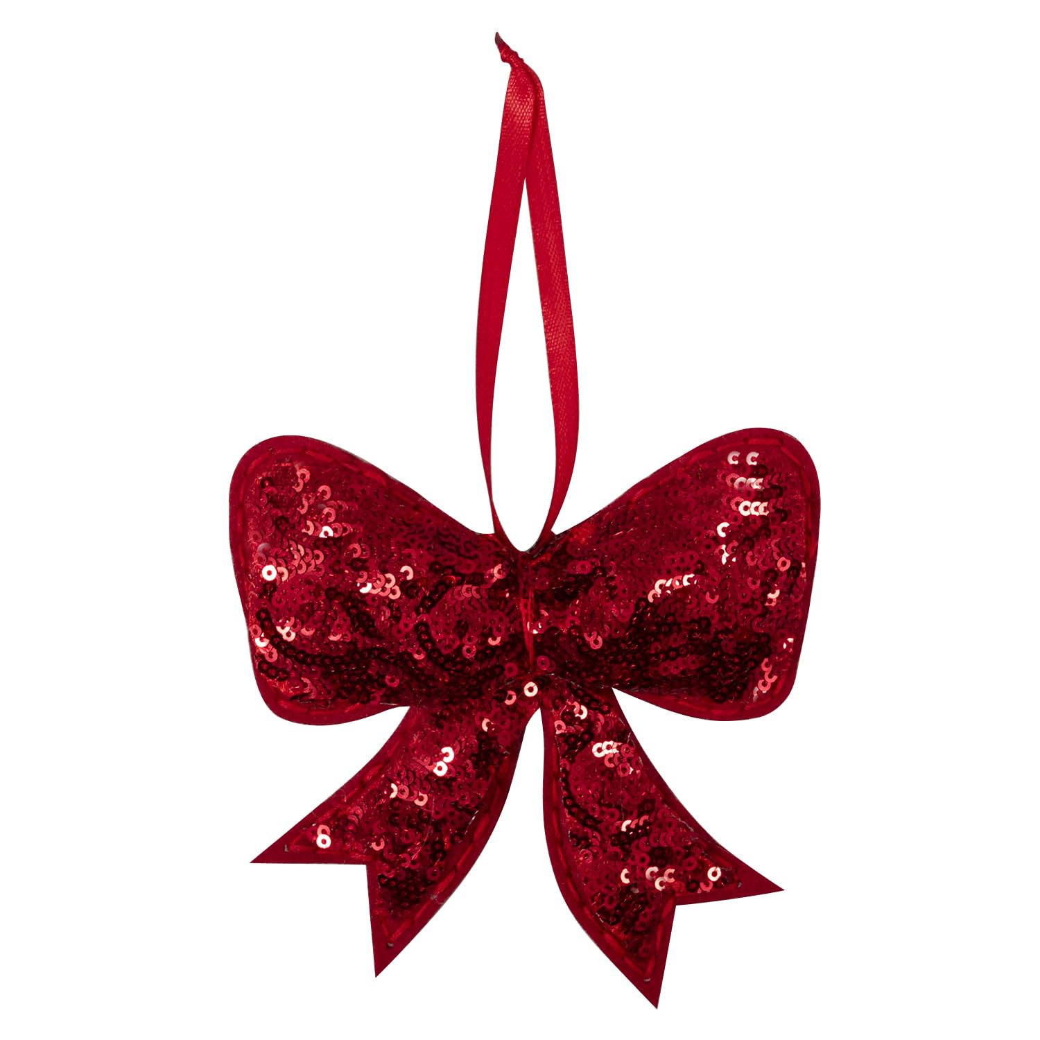 Trimits Christmas Felt Decoration Kits, 12.5 x 12.5cm, Sequin Bow