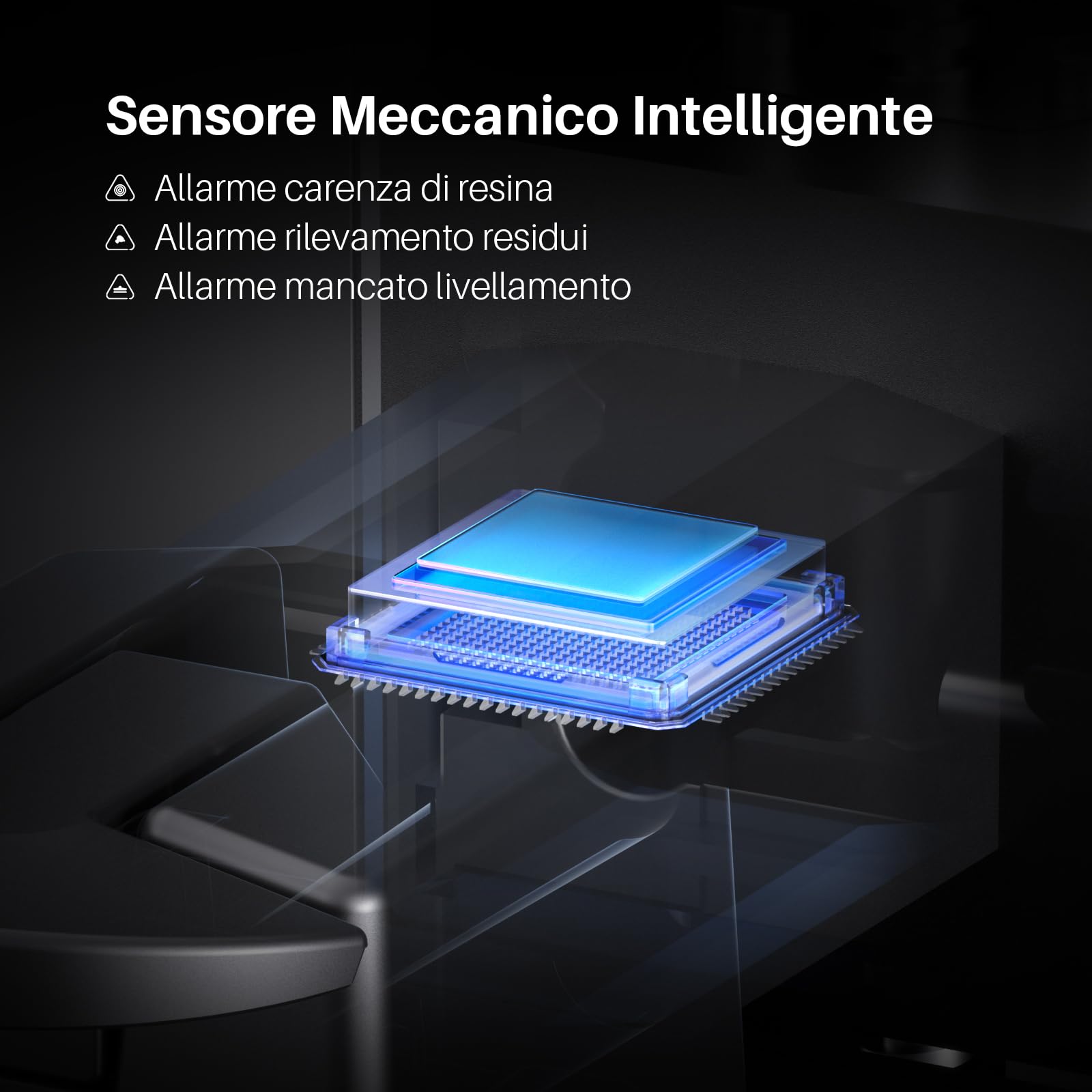 ELEGOO Mars 5 Ultra 9K Stampante 3D Resina,150 mm/h di Stampa ad Alta Velocità, Livellamento Automatico e Rilevamento Intelligenti, Trasferimento WiFi, 153,36 x 77,76 x 165 mm³