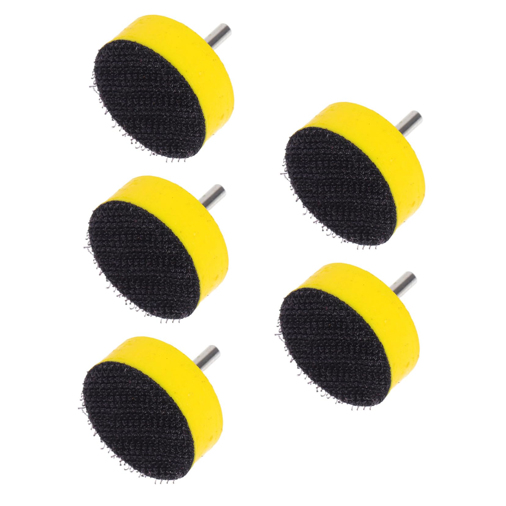 Cabilock 5Pcs Portable Pneumatic Sanding Discs for Woodworking and Efficient Abrasive Tool with Design Grinder Attachment for Home and Professional Use