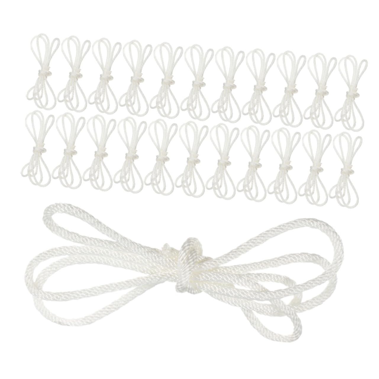 Yardwe 50piezas Cuerda De Salida De Nailon para Cortacésped Generador y Motosierra Reemplazo De Cable De Tracción De Cuerda De Arranque para Motor