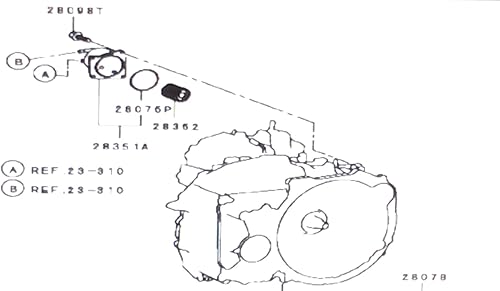 Miniatura 4 de Kit de servicio de filtro y fluidos transmisión CVT incluye líquido J4 (5 cuartos de galón) y filtro exterior y junta tórica. MZ320185 2824A006