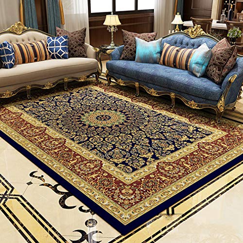Tapis salon shaggy moderne antidérapant et respirant beige