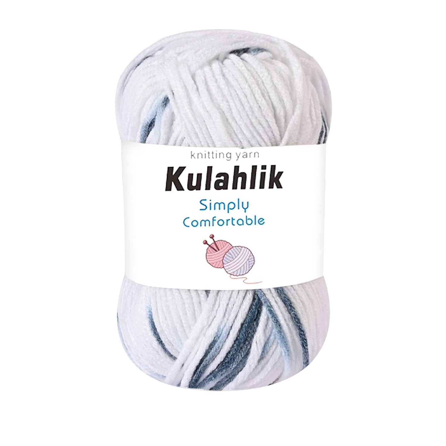250g(5x50g) Acrylic Yarn for Crochet/Knitting, Colorful Gradient Yarn Thread, 5 Rolls Skeins, Perfect for Any Knitting Crochet and Crafts Mini Project — view 126