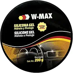 Silicone Gel Revitalizador De Plasticos E Borrachas Pneu Painel Friso W-Max 200g Hidrata e Protege Wurth