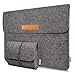 Price comparison product image Inateck Laptop Sleeve Case Compatible with 16 Inch MacBook Pro 2019 (A2141) /15.4 Inch MacBook Pro Retina 2013-2015 Case/Dell XPS 15 Sleeve, with Small Case for Accessory - Dark Gray