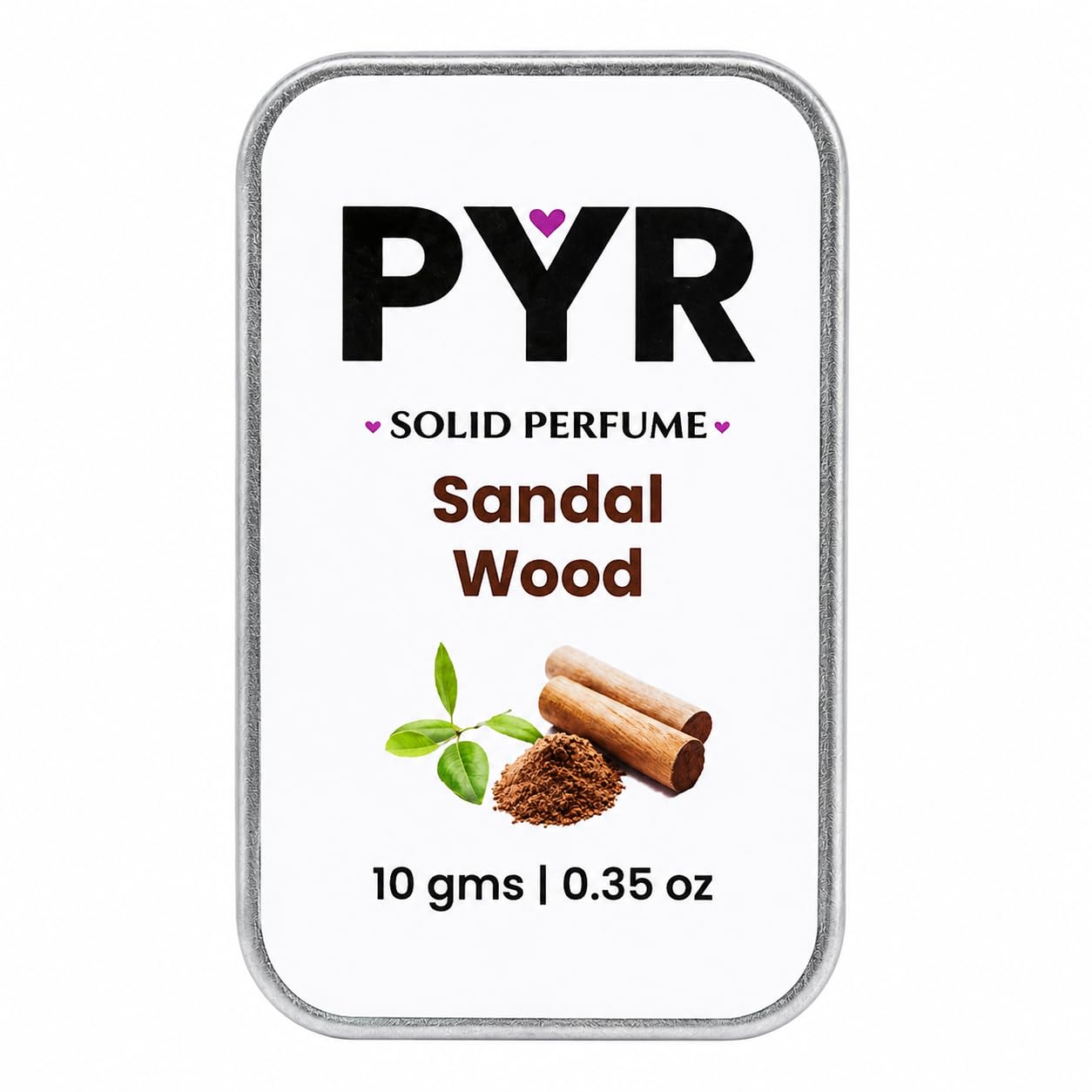 PYR Solid Perfume for Men & Women | Sandalwood Long-Lasting & Strong Fragrance | Non-Greasy & Travel-Friendly | Perfect for Date Night & Gifting | 10g-image-16