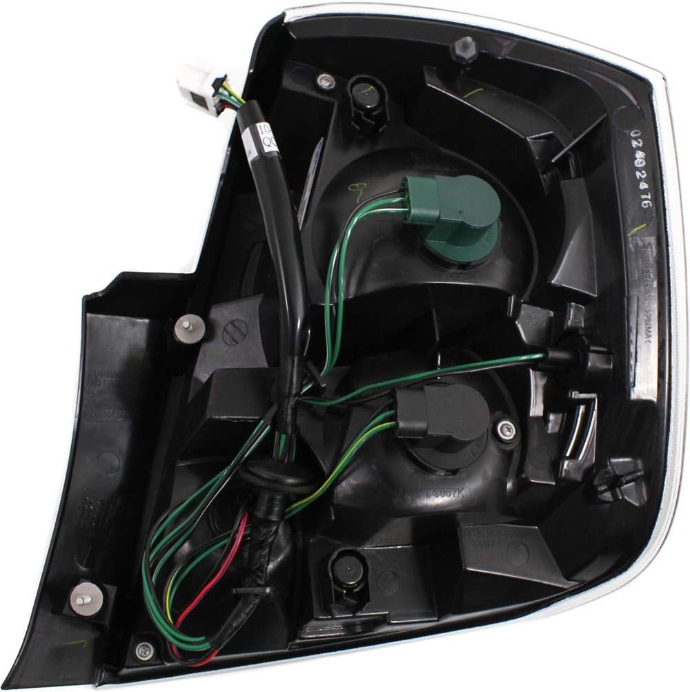 Garage-Pro Tail Light Set for 2010-2012 Nissan Sentra, Driver and Passenger Side, Halogen, Tail Lights Assembly